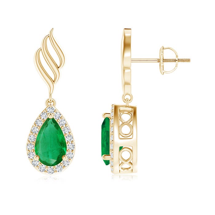 AA - Emerald / 1.59 CT / 14 KT Yellow Gold