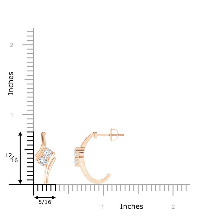 G, VS2 / 0.5 CT / 14 KT Rose Gold