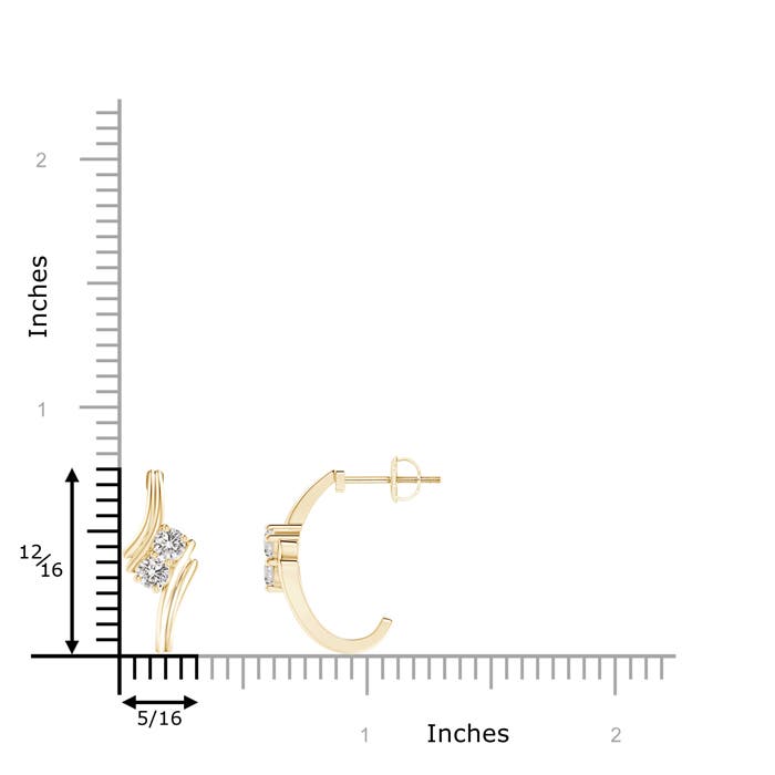 I-J, I1-I2 / 0.5 CT / 14 KT Yellow Gold