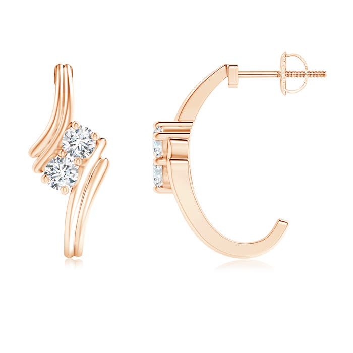 G, VS2 / 0.72 CT / 14 KT Rose Gold