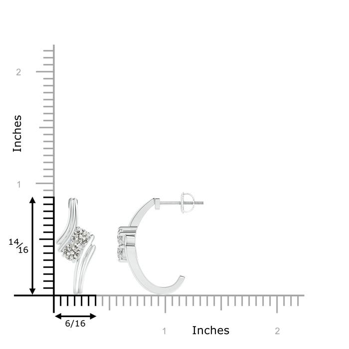 K, I3 / 0.72 CT / 14 KT White Gold