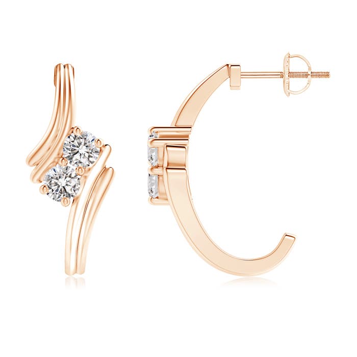 I-J, I1-I2 / 1 CT / 14 KT Rose Gold