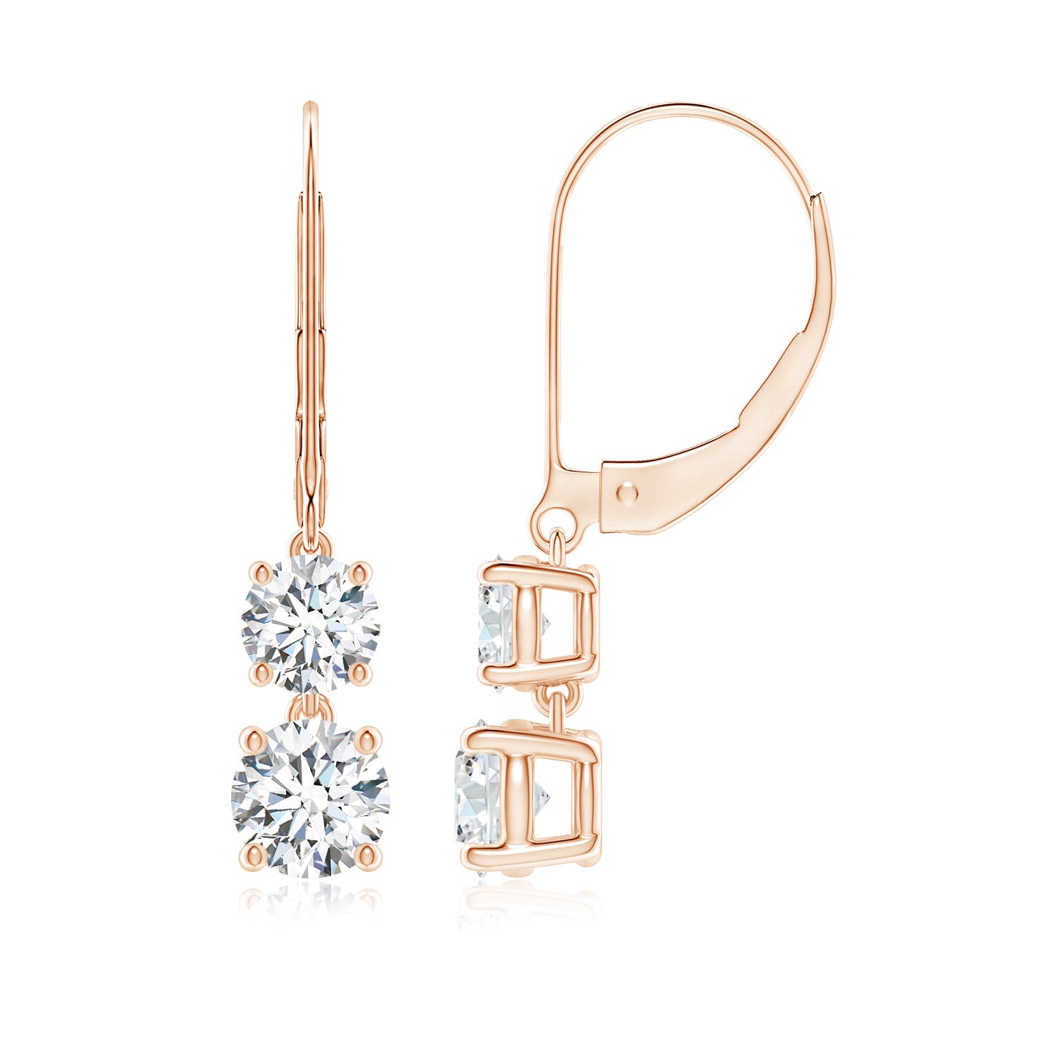 F-G, VS / 1.46 CT / 14 KT Rose Gold