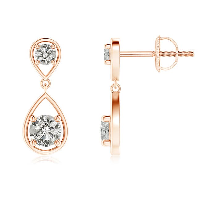 K, I3 / 0.52 CT / 14 KT Rose Gold