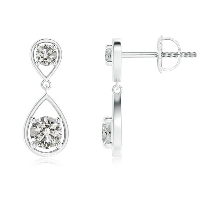 K, I3 / 0.52 CT / 14 KT White Gold