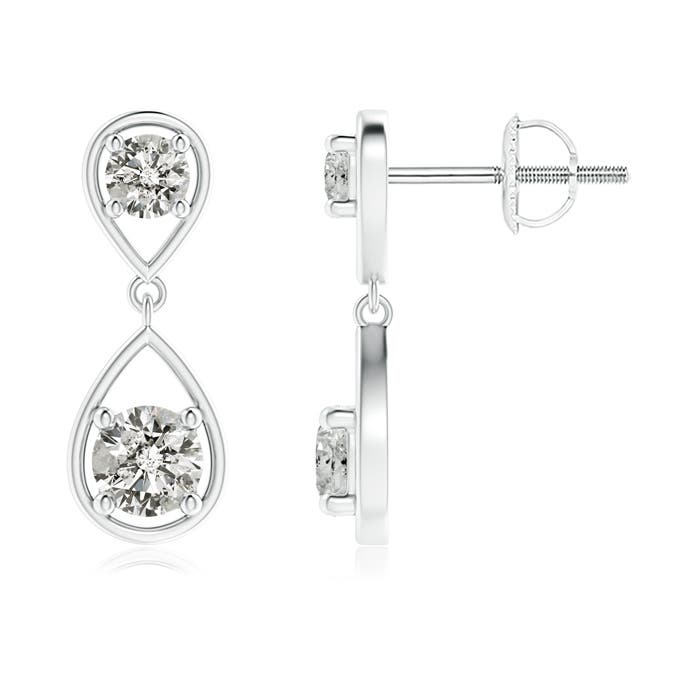 K, I3 / 0.75 CT / 14 KT White Gold