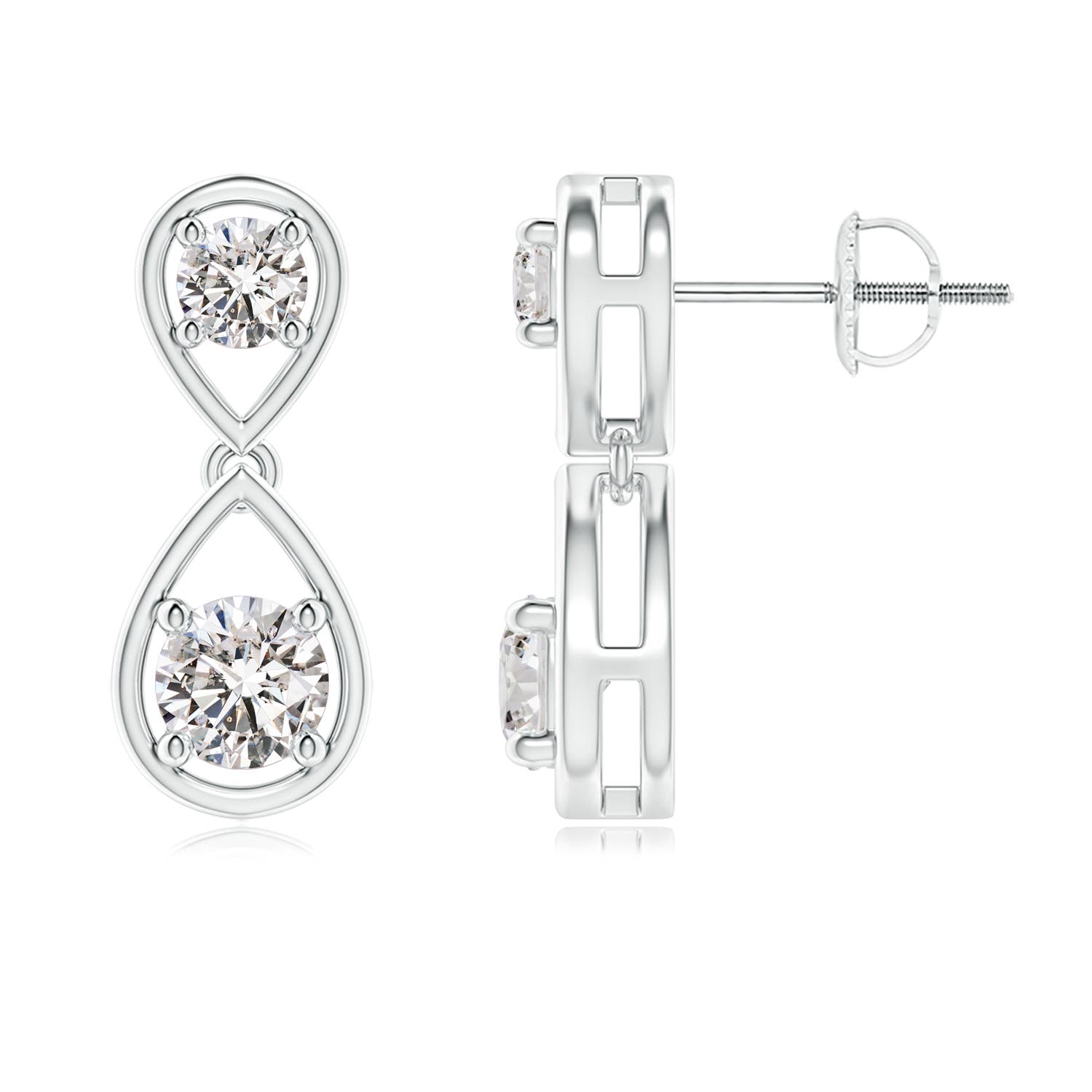 I-J, I1-I2 / 1.02 CT / 14 KT White Gold