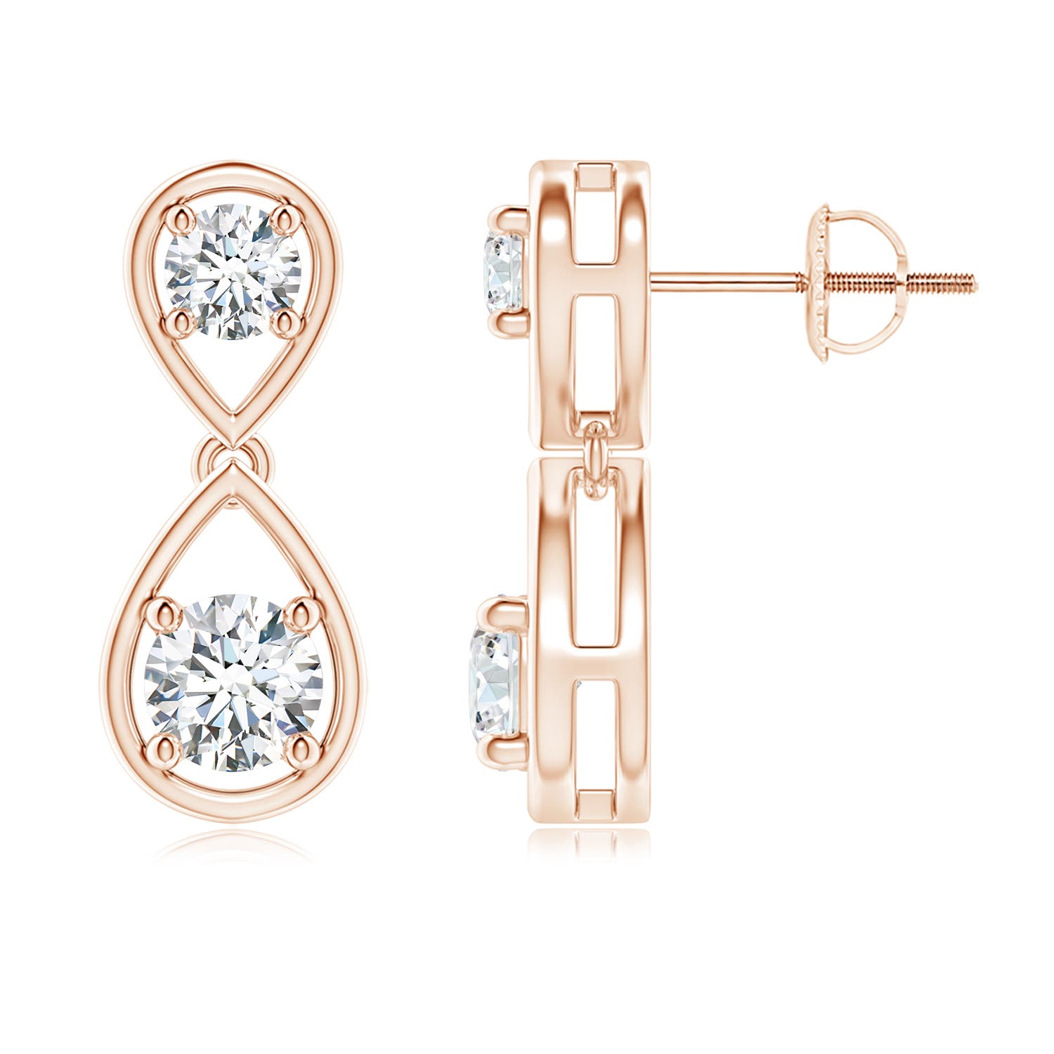 G, VS2 / 1.24 CT / 14 KT Rose Gold