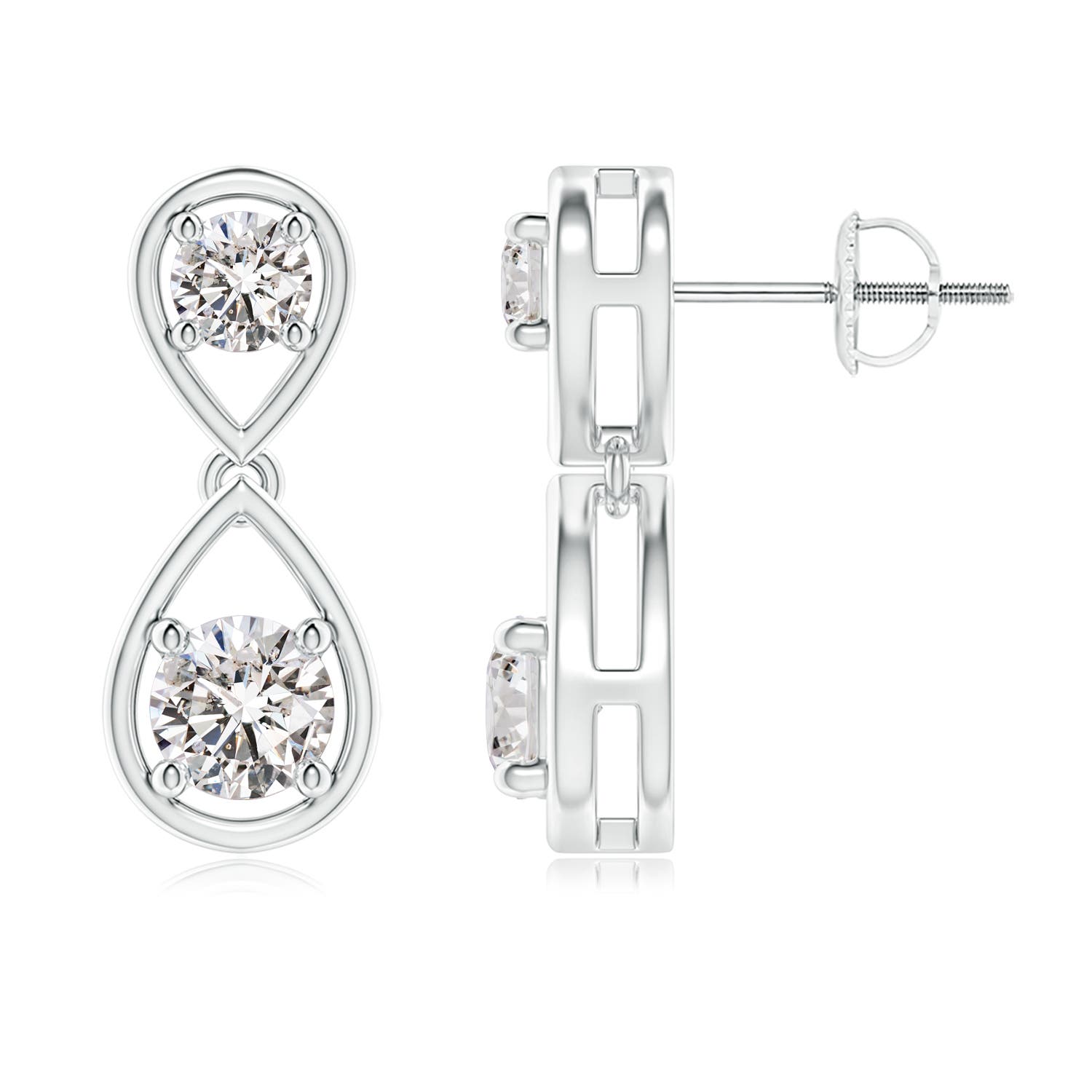 I-J, I1-I2 / 1.24 CT / 14 KT White Gold