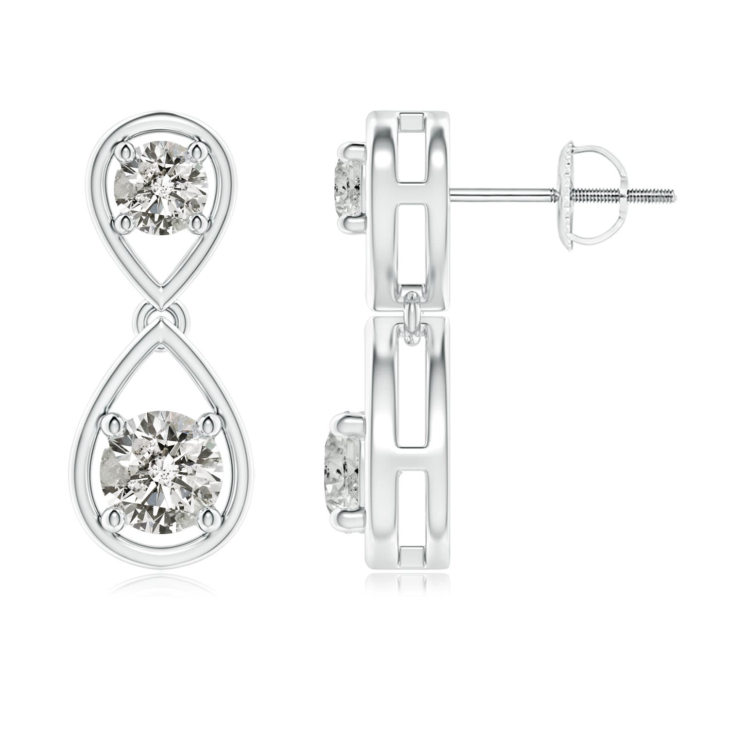 K, I3 / 1.24 CT / 14 KT White Gold