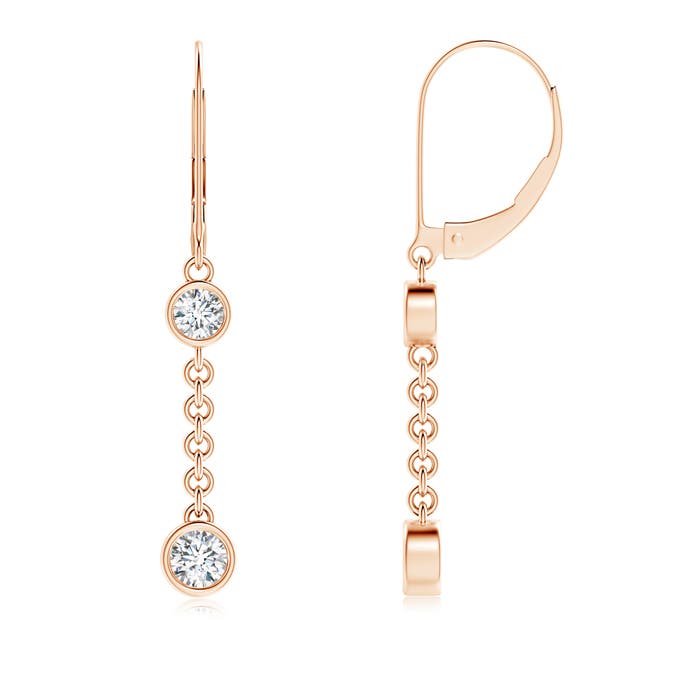 F-G, VS / 0.78 CT / 14 KT Rose Gold