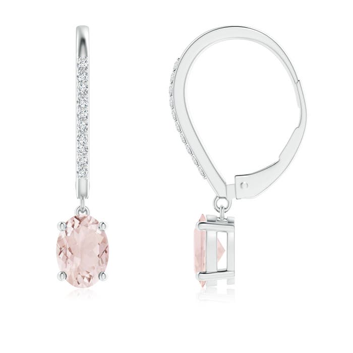 A - Morganite / 1.68 CT / 14 KT White Gold