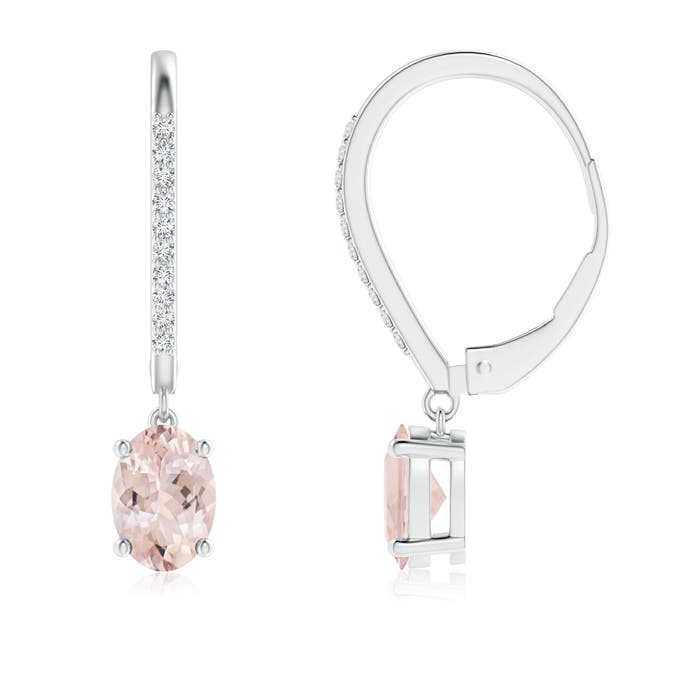 AA - Morganite / 1.68 CT / 14 KT White Gold