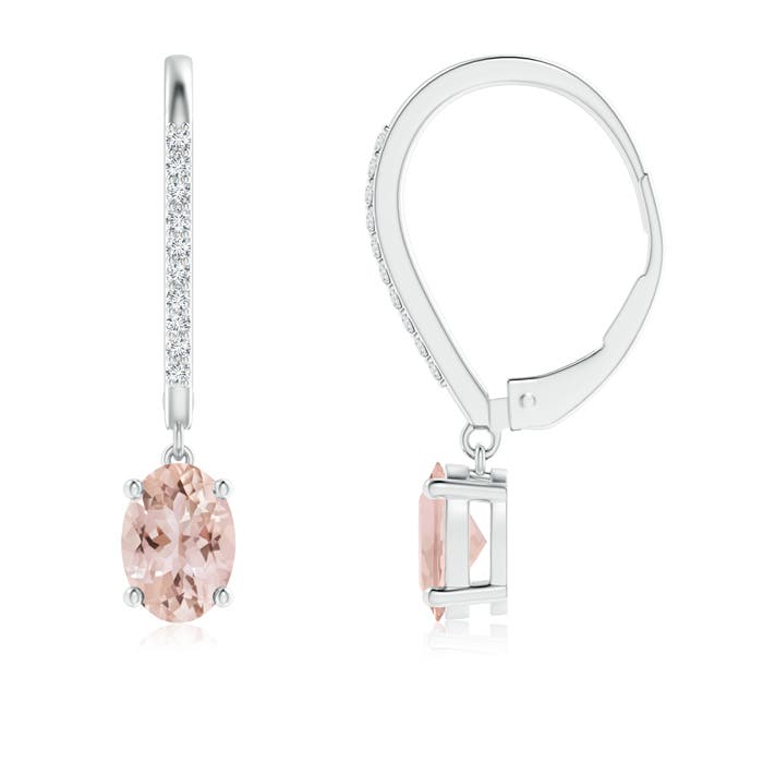 AAA - Morganite / 1.68 CT / 14 KT White Gold