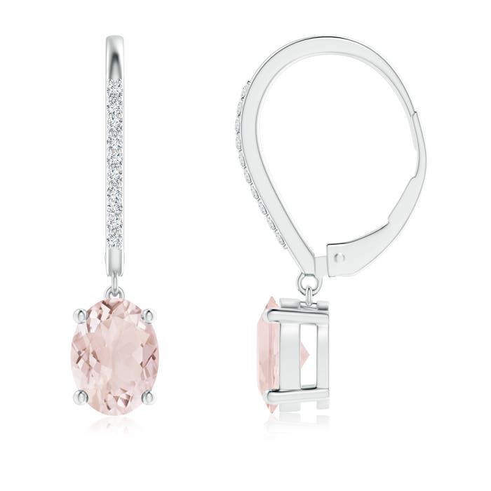 A - Morganite / 2.48 CT / 14 KT White Gold