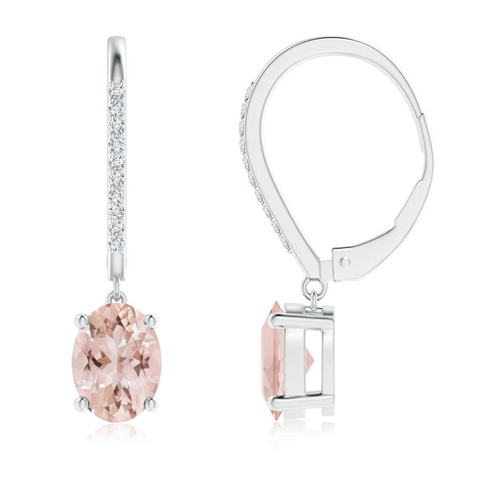 AAA - Morganite / 2.48 CT / 14 KT White Gold