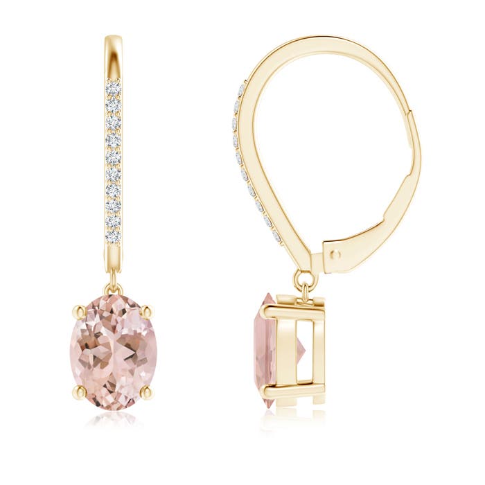 AAAA - Morganite / 2.48 CT / 14 KT Yellow Gold