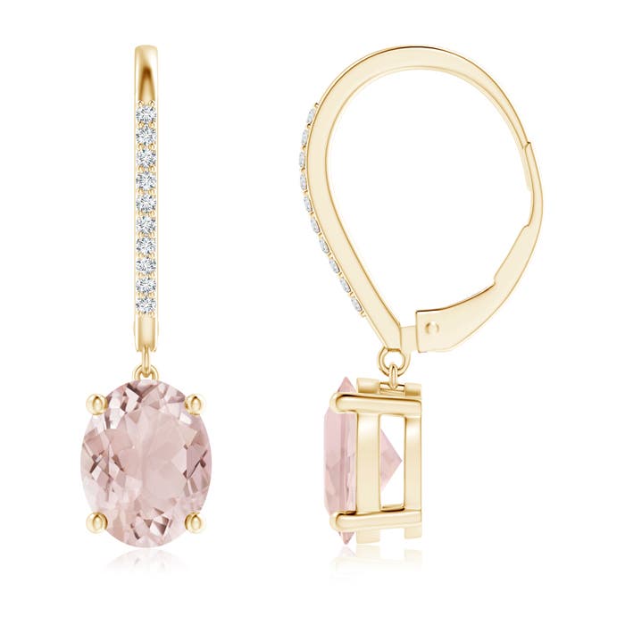 A - Morganite / 3.58 CT / 14 KT Yellow Gold