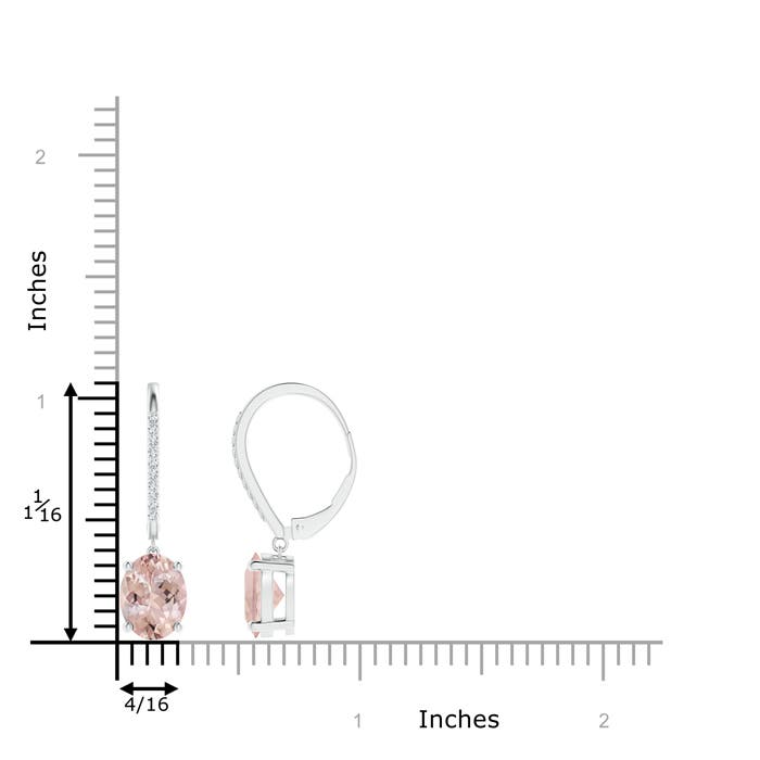 AA - Morganite / 3.58 CT / 14 KT White Gold