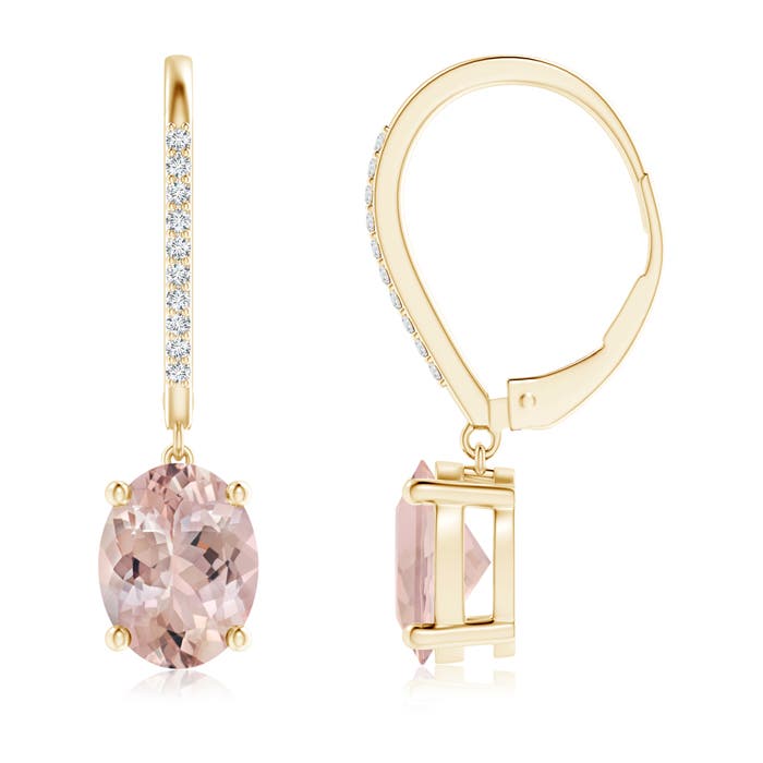 AA - Morganite / 3.58 CT / 14 KT Yellow Gold