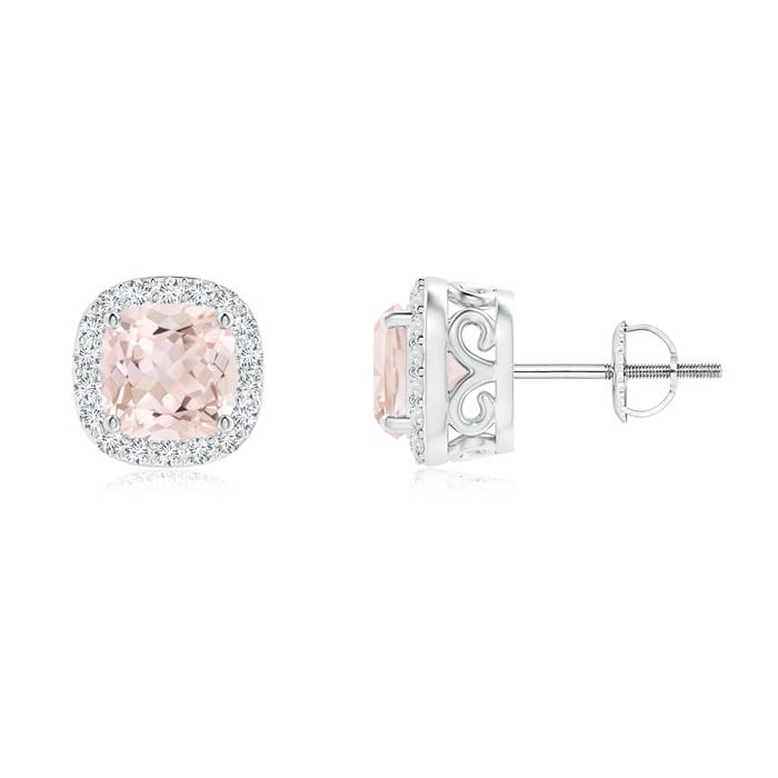 A - Morganite / 1.79 CT / 14 KT White Gold