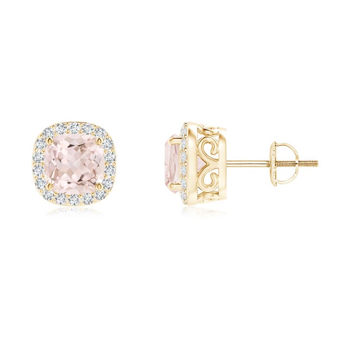 A - Morganite / 1.79 CT / 14 KT Yellow Gold