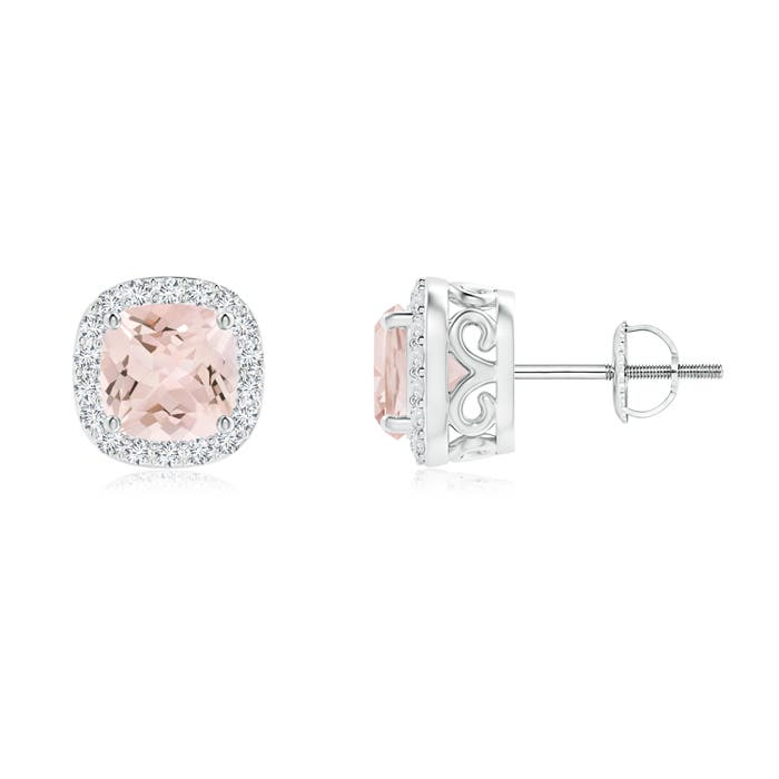 AA - Morganite / 1.79 CT / 14 KT White Gold