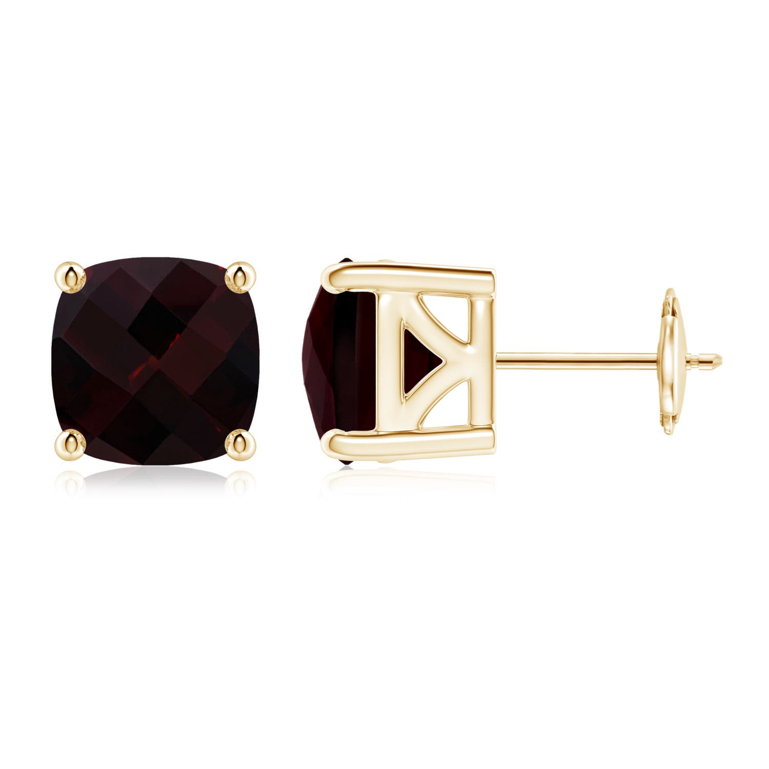 A - Garnet / 6.46 CT / 14 KT Yellow Gold