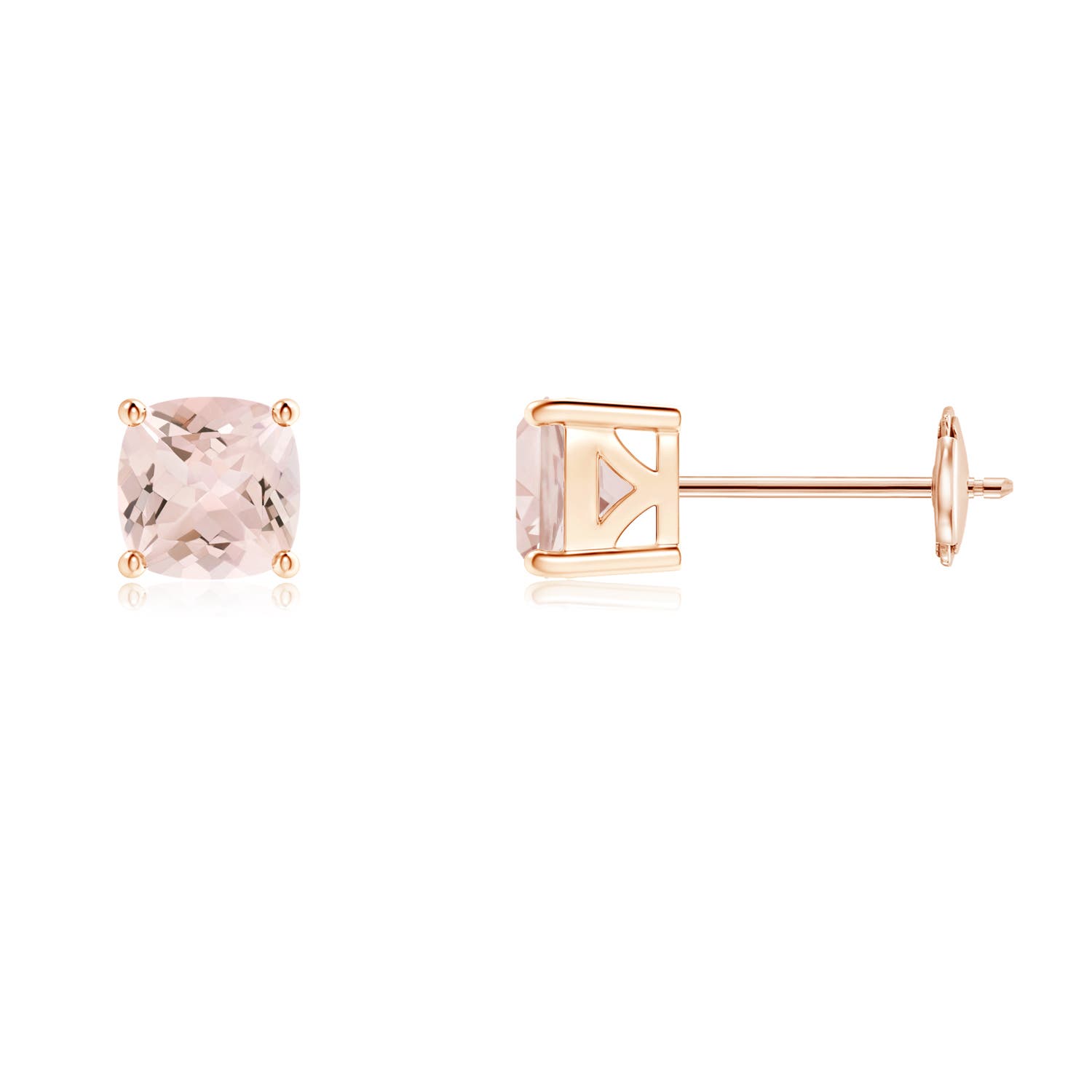 AA - Morganite / 0.9 CT / 14 KT Rose Gold