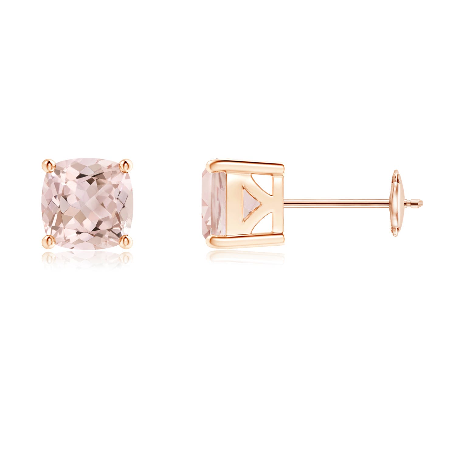 A - Morganite / 1.5 CT / 14 KT Rose Gold