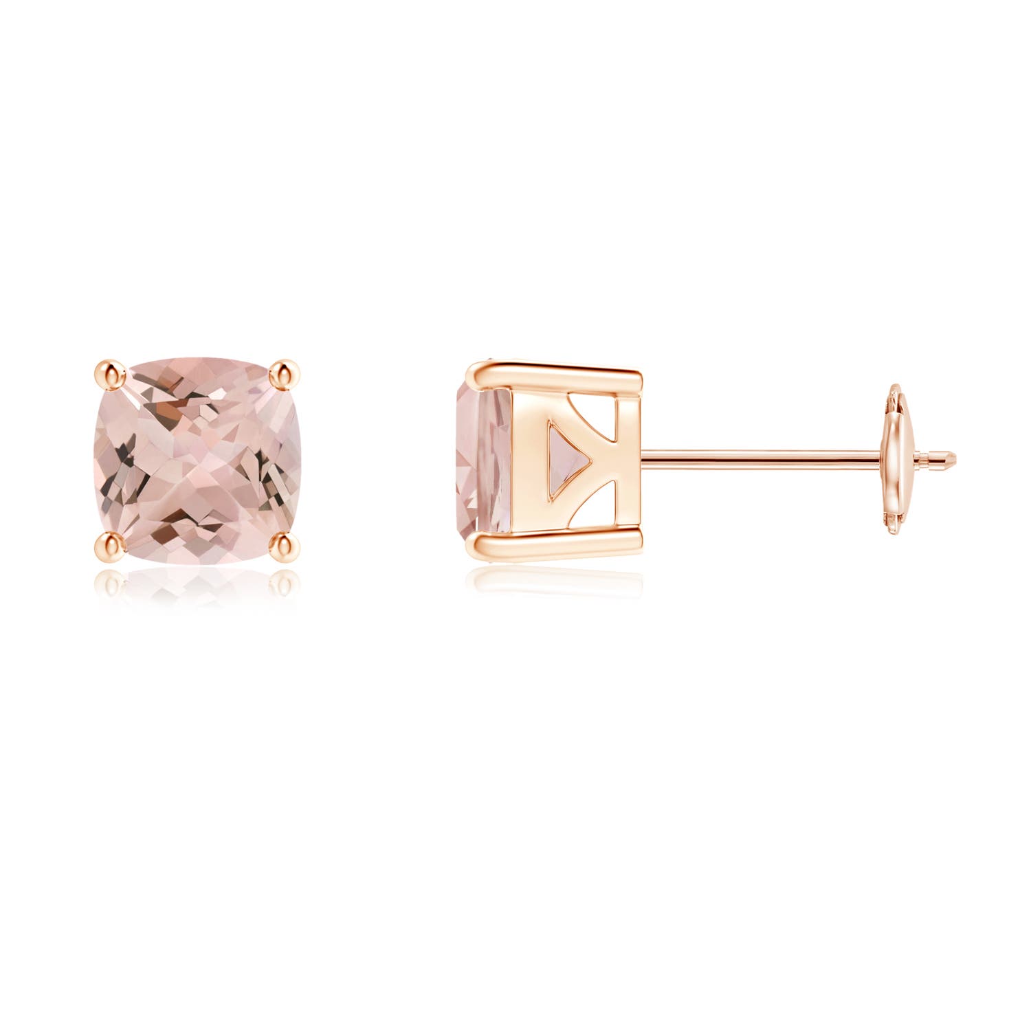 AA - Morganite / 1.5 CT / 14 KT Rose Gold