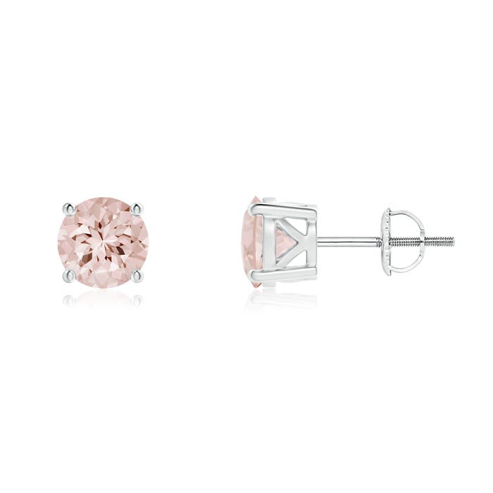 AA - Morganite / 1.4 CT / 14 KT White Gold