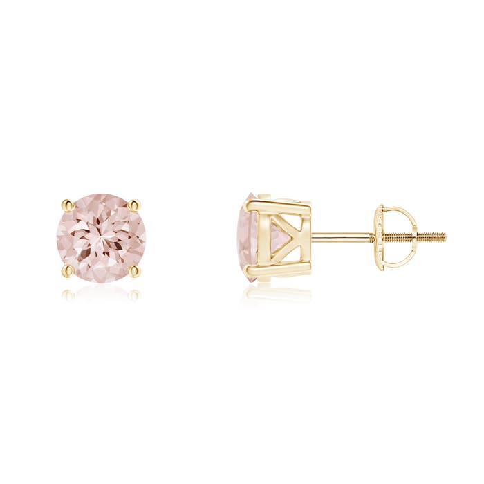 AA - Morganite / 1.4 CT / 14 KT Yellow Gold