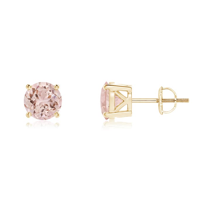 AAA - Morganite / 1.4 CT / 14 KT Yellow Gold