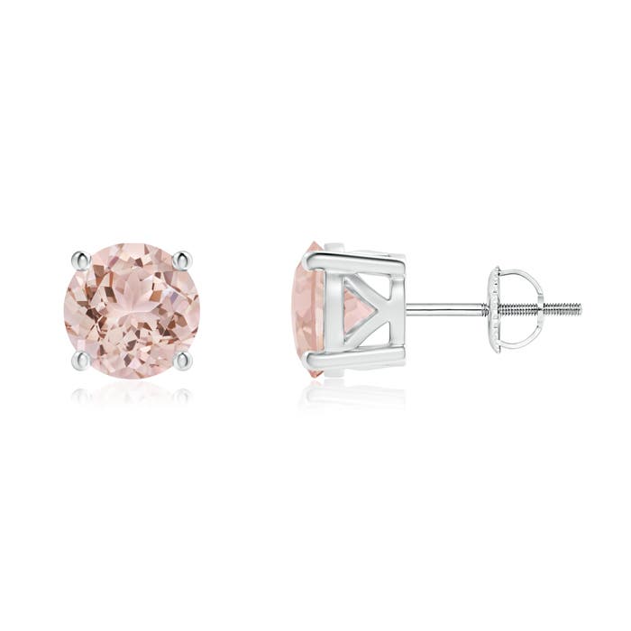 AAA - Morganite / 2.2 CT / 14 KT White Gold