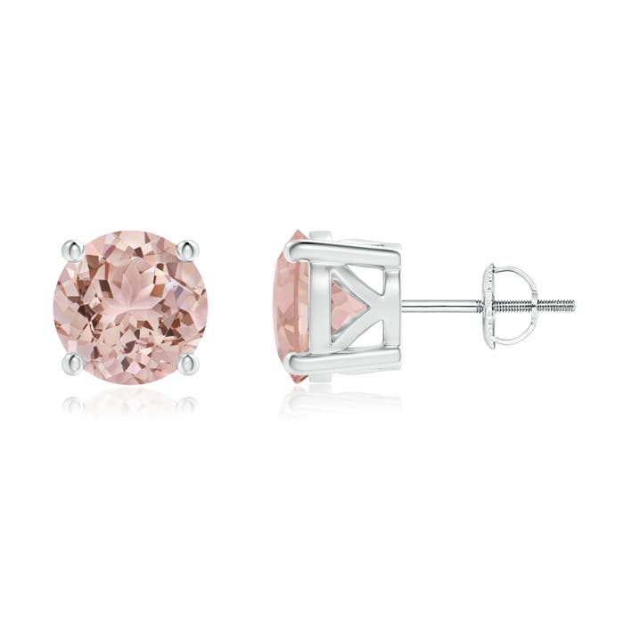 AAA - Morganite / 3.3 CT / 14 KT White Gold