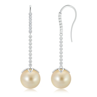 Round AAA Golden South Sea Cultured Pearl