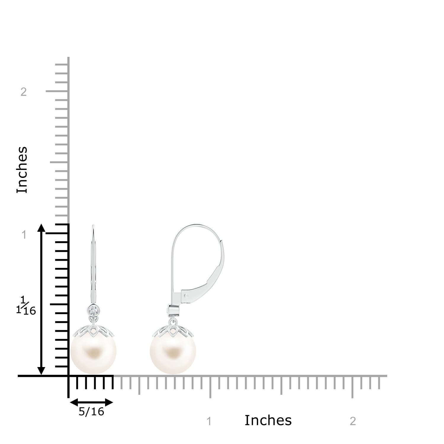 AAA / 7.44 CT / 14 KT White Gold