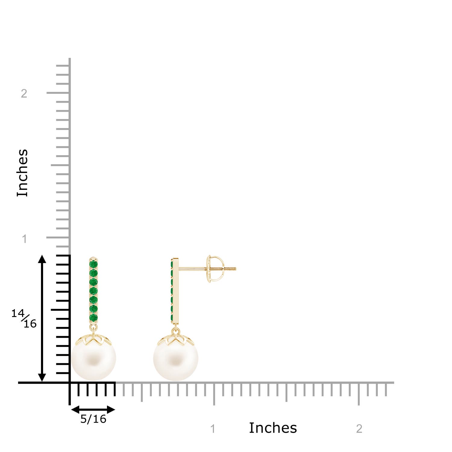 AA / 7.62 CT / 14 KT Yellow Gold