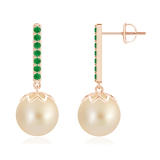 Round AA Golden South Sea Cultured Pearl