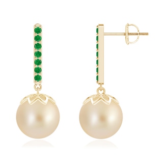 Round AA Golden South Sea Cultured Pearl