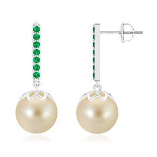 Round AAA Golden South Sea Cultured Pearl