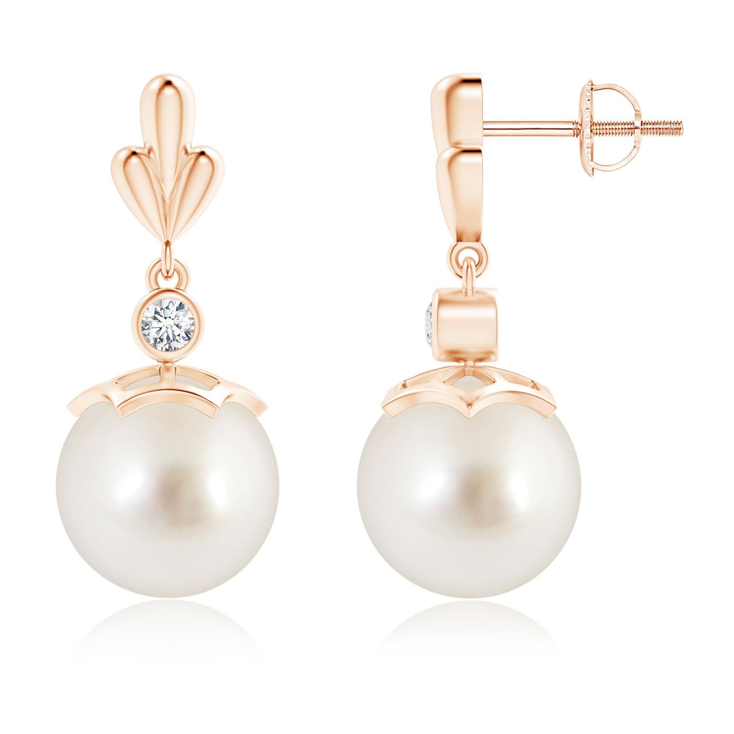 AAAA - South Sea Cultured Pearl / 14.54 CT / 14 KT Rose Gold