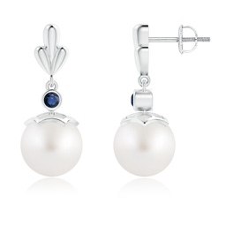 White Gold White Gold South Sea Pearl Earrings