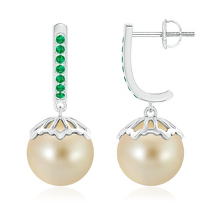 Round AAA Golden South Sea Cultured Pearl