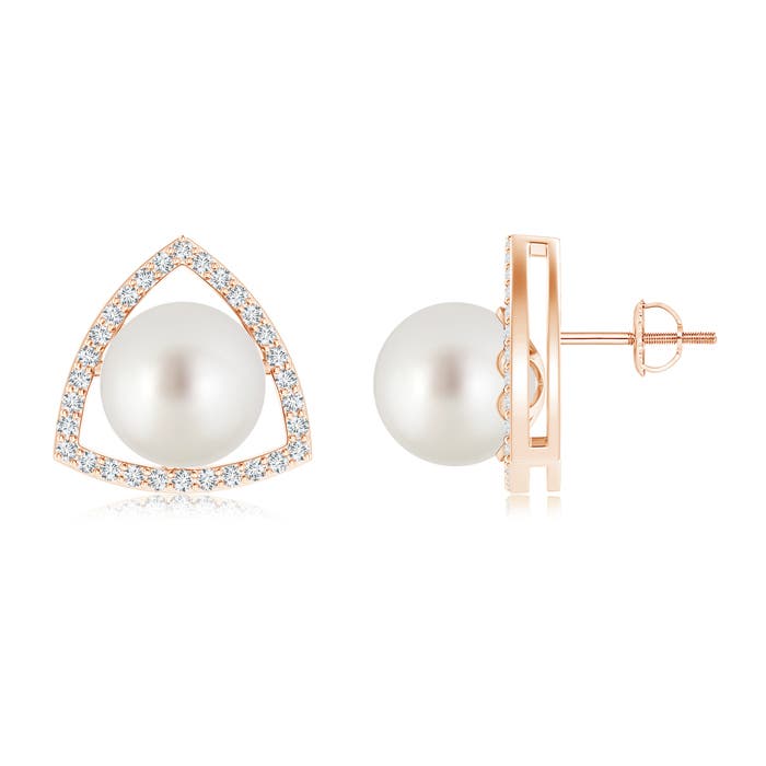 AAA - South Sea Cultured Pearl / 15 CT / 14 KT Rose Gold