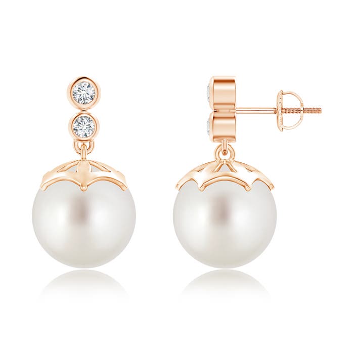 AAA - South Sea Cultured Pearl / 14.58 CT / 14 KT Rose Gold