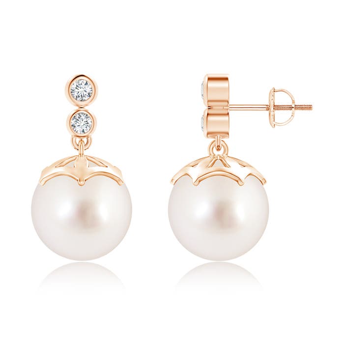 AAAA - South Sea Cultured Pearl / 14.58 CT / 14 KT Rose Gold