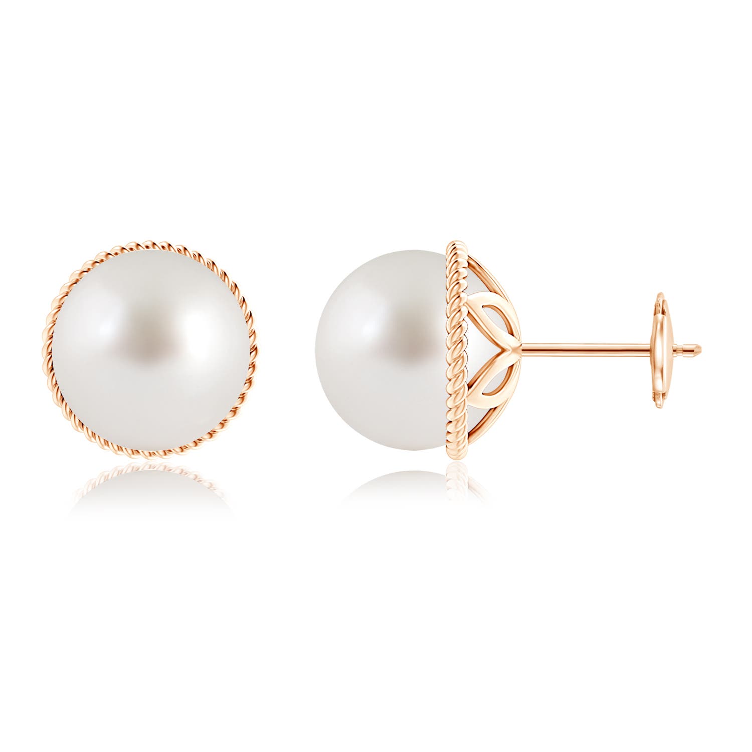 AAA - South Sea Cultured Pearl / 14.4 CT / 14 KT Rose Gold