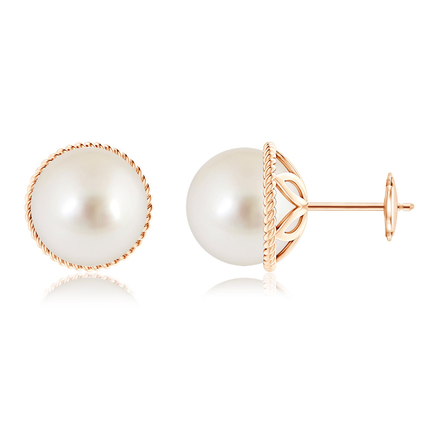 AAAA - South Sea Cultured Pearl / 14.4 CT / 14 KT Rose Gold